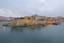 Looking across the harbor of Valletta, Malta, at the “Three Cities.”